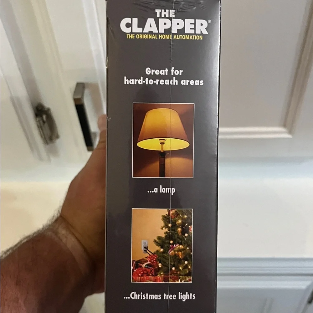 The Clapper Sound Activated On/Off Switch - White NWT!! Sealed Box